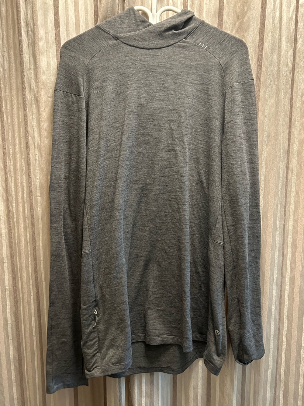 Lululemon Neutral Gray Lightweight Hoodie, Soft Breathable, Men’s Size XL